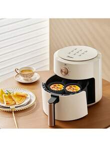 1/2/4pcs New Thickened Handle Cake Mold, Suitable For Home Kitchen Air Fryer Egg Cup Baking Mold, Suitable For Air Fryer Baking