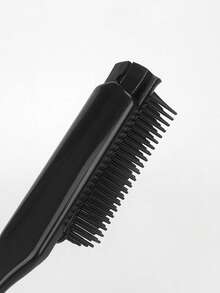1pc Men's Hair Comb, Black Anti-Slip Massage Hair Brush, For Voluminous Hair Styling