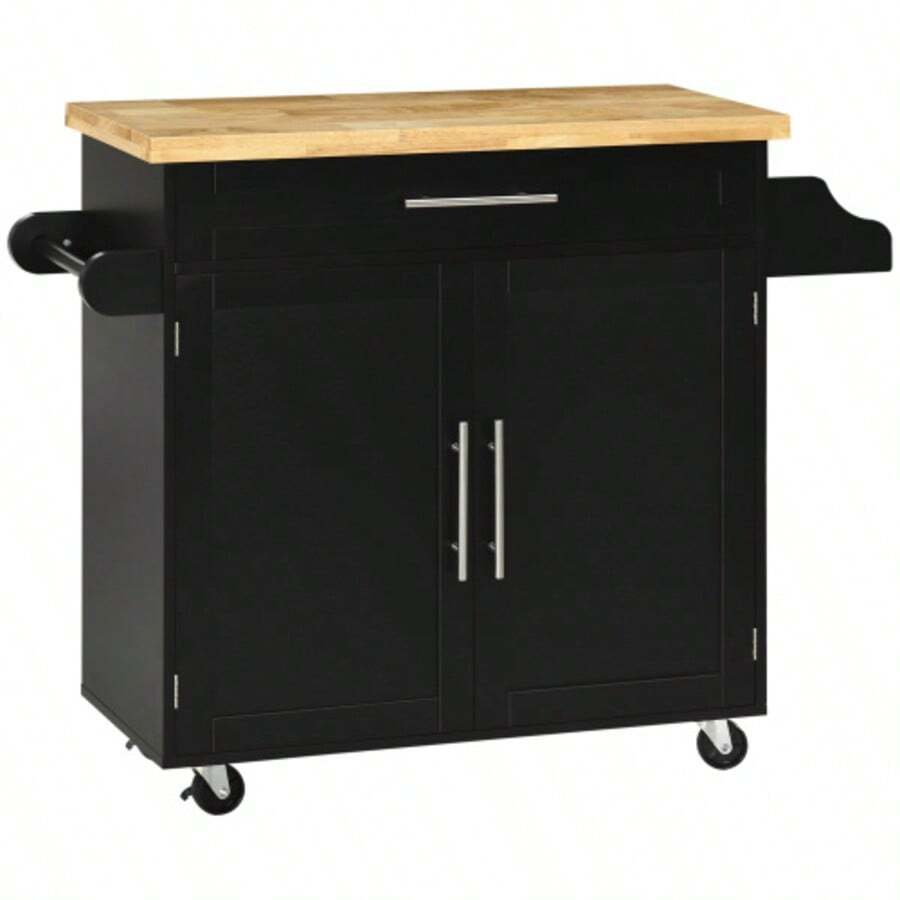 Storage Islands & Carts - Black - View 1