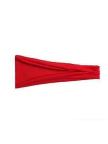 Set de 3 diademas deportivas para mujer de Día de San Valentín, diademas deportivas versátiles y simples, absorbentes del sudor para correr, accesorios para el cabello, pañuelo para la cabeza, banda deportiva para yoga - Negro + Azul Marino + Rojo - Ver 5