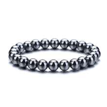 1PC 8mm Natural Stone Rose Quartz Lava Stone Tiger Eye Stretch Bracelet - Semi-Precious Gemstone Beaded Jewelry For Women & Men, Dainty Yoga Healing Bracelet Gift - Multicolor - View 16