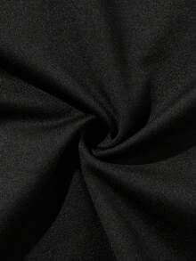 Men's Solid-Color Casual Long-Sleeved T-Shirt, Multi-Functional, Spring/Autumn, Autumn Long T-Shirt, Solid-Color Long-Sleeved Shirt Without Printed Patterns - màu đen - Xem 5