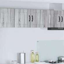 vidaXL Armoire de cuisine 2 pcs Gris Sonoma 40 x 31 x 40 cm - Grau - Übersicht 1