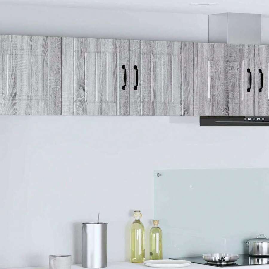 vidaXL Armoire de cuisine 2 pcs Gris Sonoma 40 x 31 x 40 cm - Grau - Übersicht 1