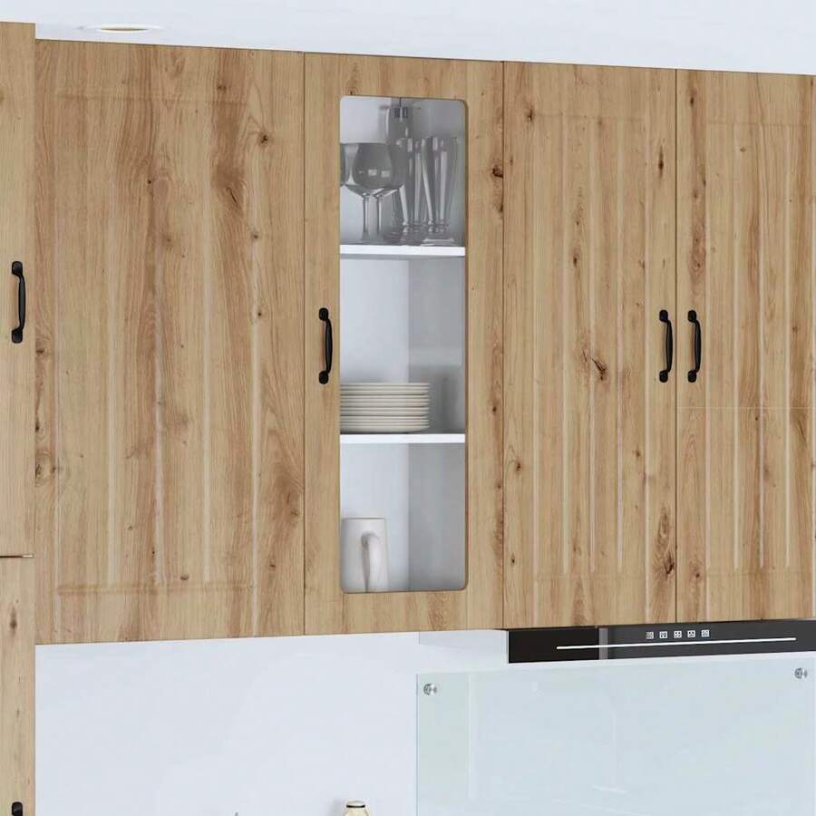 vidaXL Armario de cocina Chêne artesanal 40 x 31 x 100 cm - Marrón - Ver 1