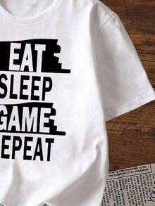 3件套幼儿男童字母印花短袖套装 - 彩色 - 查看 5