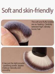 4pcs Professional Dual-Ended Makeup Brush Set - Angled & Tapered Foundation Brush, Contour Brush, Blush Brush, Powder Brush, Eyeshadow Brush, Concealer Brush, Highlighter Brush, Blending Brush. Soft Fiber Brushes, Portable For Travel, Great Gift For Women And Girls.