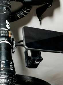 ZRACE Bicycle Computer Front Mount Holder Compatible With Garmin/Bryton/GoPro/Smartphone/IGPSPORT - Black - View 6