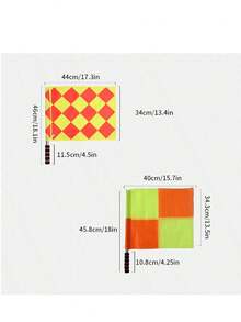 一套专业足球裁判装备 - 红黄牌、哨子、边线旗、边裁旗、足球训练及比赛装备 - 彩色 - 查看 3