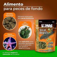 Lomas Algae Discs Alimento para Peces de Fondo con 70 Gramos,39519915 - Multicolor - Ver 6