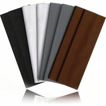 8PCS Summer-Exclusive Non Slip Sports Elastic Soft Running Fashion Headbands Absorb Sweat For Women & Men Working Out, Travel Workout Hair Band Running Hair Accessories Yoga Head Scarf Sport Sweatband - Multicolor - View 21