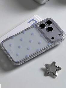 一款精致的粉蓝色雪花风格手机壳，时尚靓丽，兼具个性化防摔保护功能，兼容 17/17 Pro Max、 16 Pro Max/15 Pro/14、 13/12/11，是送给家人/朋友/姐妹/女友的理想圣诞礼物。 - 無色 - 查看 5