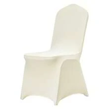 50Pcs To 150Pcs Spandex Chair Covers White Or Ivory Folding Kitchen Chairs Cover Universal Washable Slipcovers Protector Removable Chair Seat Covers For Wedding Party Dining Room Banquet Event - 象牙 - 查看 8