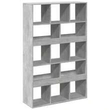 vidaXL Bibliothèque gris béton 100x33x156,5 cm ingénierie du bois - Gris - Voir 6