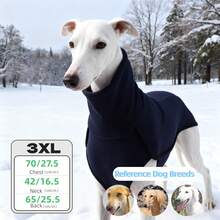 1pc Pet Hoodie, New Pet Clothes, Solid Color Patchwork Pet Dog Clothes, Warm High Collar Dog Apparel - Multicolor - View 18
