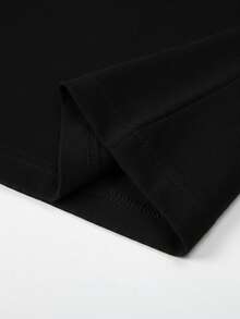 Men's Casual Simple Versatile Short Sleeve Polo Shirt, Spring/Summer - Black - View 4