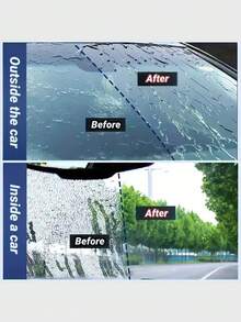 KineShineX 汽车玻璃清洁剂、汽车后视镜防雨喷雾、汽车玻璃防雨涂层、汽车玻璃防雾喷雾、疏水剂、汽车配件 - A - 查看 3