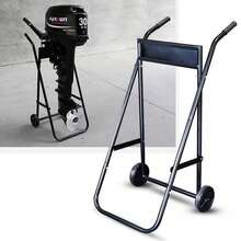 Outboard Motor Trolley Boat Engine Trolley Stand Heavy Duty Folds 70KG Capacity - Black - View 6