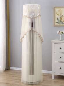 2pcs Cylindrical Air Conditioner Dust Cover, Universal Top Dust Cover, Can Start AC Without Removing The Dust Cover - Multicolor - View 4