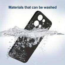 Black Shockproof Anti-Fingerprint Phone Case, Suitable For Phones, Waterproof, Shockproof, Scratch-Resistant, Soft TPU Back Cover, Minimalist Phone Protective Case - Black - View 4