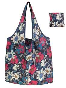 Bolso de mano estampado de leopardo de moda, bolso de mano grande de mujer de poliéster duradero con estampado de leopardo | Amplio para compras, diseño plegable adecuado para uso diario, viajes, trabajo, comestibles - Bolso de mano con estampado de leopardo de moda, bolso multifuncional, asas resistentes, accesorio de moda - Multicolor - Ver 9