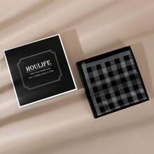 Pauelos para hombre, pauelos de algodn negro para hombre, 17 x 17 pulgadas, 11 unidades - Caja de regalo empaquetada con 11 piezas - Ver 2