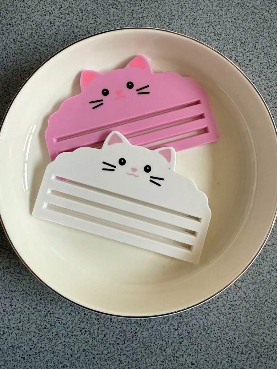 1pc/2pcs Cat Food Extrusion Tool, Portable Multifunctional Cat Food Extruder, Efficiently Squeeze Food In The Bag, Maximize The Remaining, Ensure No Waste. Designed For Cat Owners Who Value Clean Feeding And Easy Operation, The Extruder Is Suitable For All Kinds Of Food Bags, Easy To Clean, Easy To Operate Easy To Wash, Avoid Waste, Very Suitable For Squeezing Various Shaped Objects, Squeeze Tools For Home And Travel Kitchen. - Multicolor - View 1