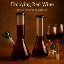 Durable Heavy Glass Beaker B.Ong 11 Inch Made Of Heat Resistant Borosilicate Glass With 14mm Bowl - 綠色 - 查看 5