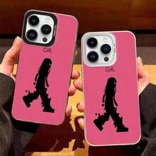 おしゃれなスマホケース  11/12/13/14/15/15pro/15 Plus/15 Promax/7plus/8plus/11pro/12pro/13pro/14pro/11promax/12promax/13promax/14promax/14plus/5 - 半透明シルバー - チェックする 5