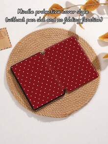 Polka Dot & Minimalist Pattern Tablet Protective Case, Compatible With IPad 9.7/10.2/10.5/10.9/12.9/Pro 11 (10th Gen), Galaxy Tab S6 Lite 10.4", Kindle Paperwhite 12th Gen (2024), Kindle 11th Gen (2022), Offers Soft Shock-Proof Protection, Supports Smart Stand/Auto Wake/Sleep Function - 多色-2 - 查看 6