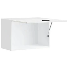 vidaXL Armoire murale de cuisine Porto blanc brillant bois ingénierie - Blanc - Voir 8