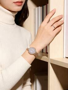 LIANDU LIANDU 女士时尚创意多功能石英表，适合日常佩戴，生日礼物，返校季，感恩节，浪漫场合，完美礼物之选 - 金色 - 查看 5