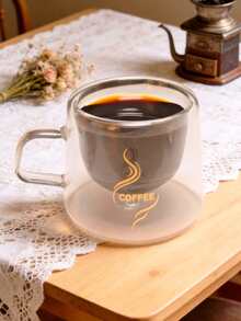 1/2/4个装 80毫升小咖啡杯，玻璃杯，金色贴花咖啡杯，意式浓缩咖啡杯。适用于牛奶、茶、卡布奇诺、意式浓缩咖啡。优雅的生日和节日礼物。 - 彩色 - 查看 6