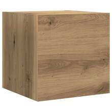vidaXL Ensemble meuble TV 3 pcs Chêne artisanal Bois d'ingénierie - Tabac - Voir 6