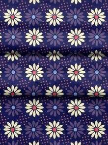 Understated Yet Stylish Purple Men's Athletic Short-Sleeved Beach Shorts Set With Daisy Print. Features Drawstring Details, Lightweight And Comfortable Polyester Fabric With Slight Stretch, Machine Washable Year-Round, Sporty And Casual Style. - 彩色 - 查看 7