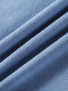 Set Of 5 Triangular Bodysuits For Newborns, Short Sleeves, And A Cute Striped Teddy Bear Print. Soft And Comfortable, Suitable For Boys And Girls, Ideal For Indoor And Outdoor Use. - Màu xanh lam - Xem 8