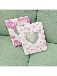 A 3-Inch Instant Camera Mini Photo Album With A Fresh Four-Leaf Clover Heart-Shaped Cow Pattern - Multicolor - View 5