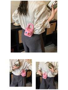 New 3D Stereoscopic Cat Bag, Cute Earphone Case, Mini Punk Style Handbag, Coin Purse, Evening Clutch - Cat Bag - View 10