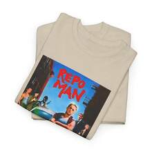 Reproduction T-Shirt Of The 1984 Movie Poster Repo Man - Black - View 9