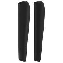 vidaXL Tête de lit con oreilles Nero 203x23x118/128 cm Similicuir - nero - Visualizzare 4