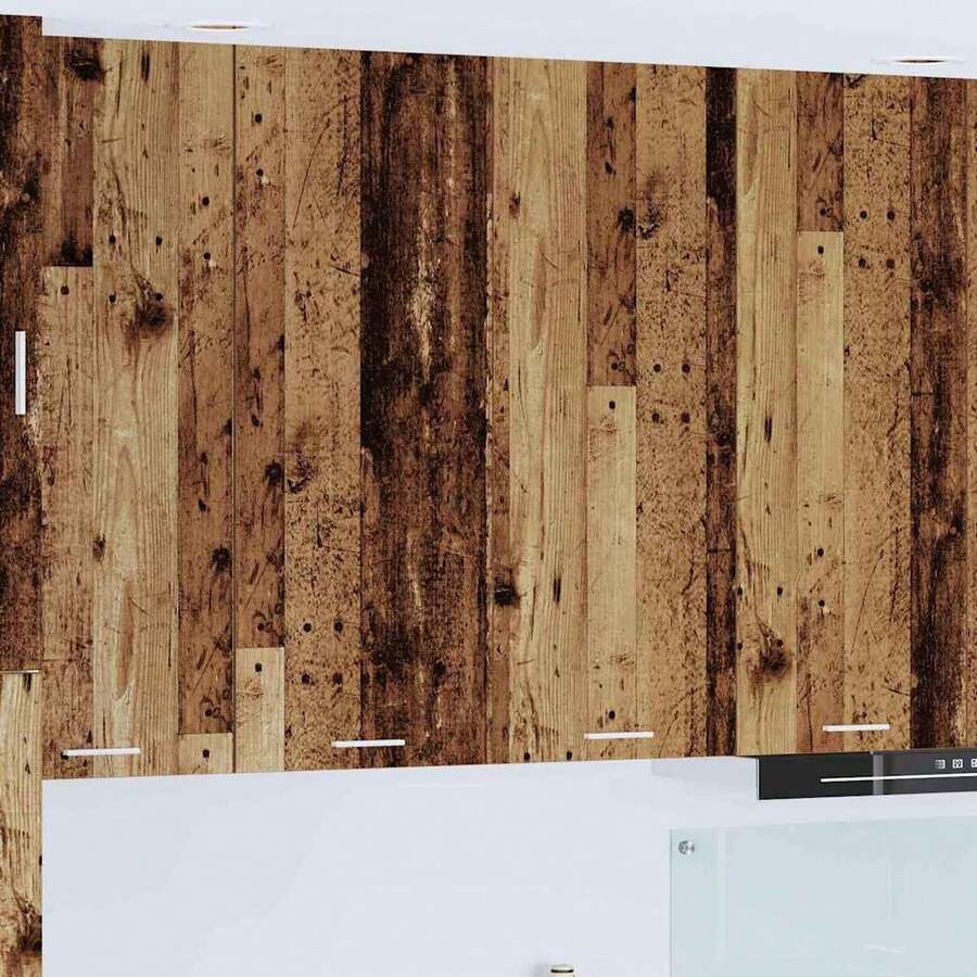 vidaXL Armadio sospeso con contenitore Bois ancien 80 x 31 x 100 cm - Castano - Visualizzare 1