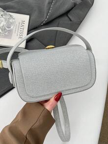 时尚奢华女士方盒包，新款时尚简约单肩斜挎包，优雅派对小方包 - 彩色 - 查看 13