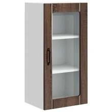 vidaXL Armadio da cucina con porte 2 pz Chêne brun 40 x 31 x 80 cm - Castano - Visualizzare 6