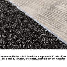 Alfombras de diseño, alfombras de pelo corto, alfombra de salón, alfombra moderna, antideslizante, 80x160cm, terciopelo cristal, para salón, dormitorio - Gris - Ver 7