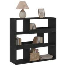 vidaXL Étagère à livres Chêne preto 100 x 33 x 94,5 cm - Preto - Ver 3