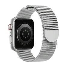 Magnetic Milanese Loop Band Compatible With Apple Watch Series 11/10 46mm 42mm Ultra 3 2 49mm, Fits Series 9 8 7 6 5 SE 3 44mm 45mm 40 41mm - Silver - View 13