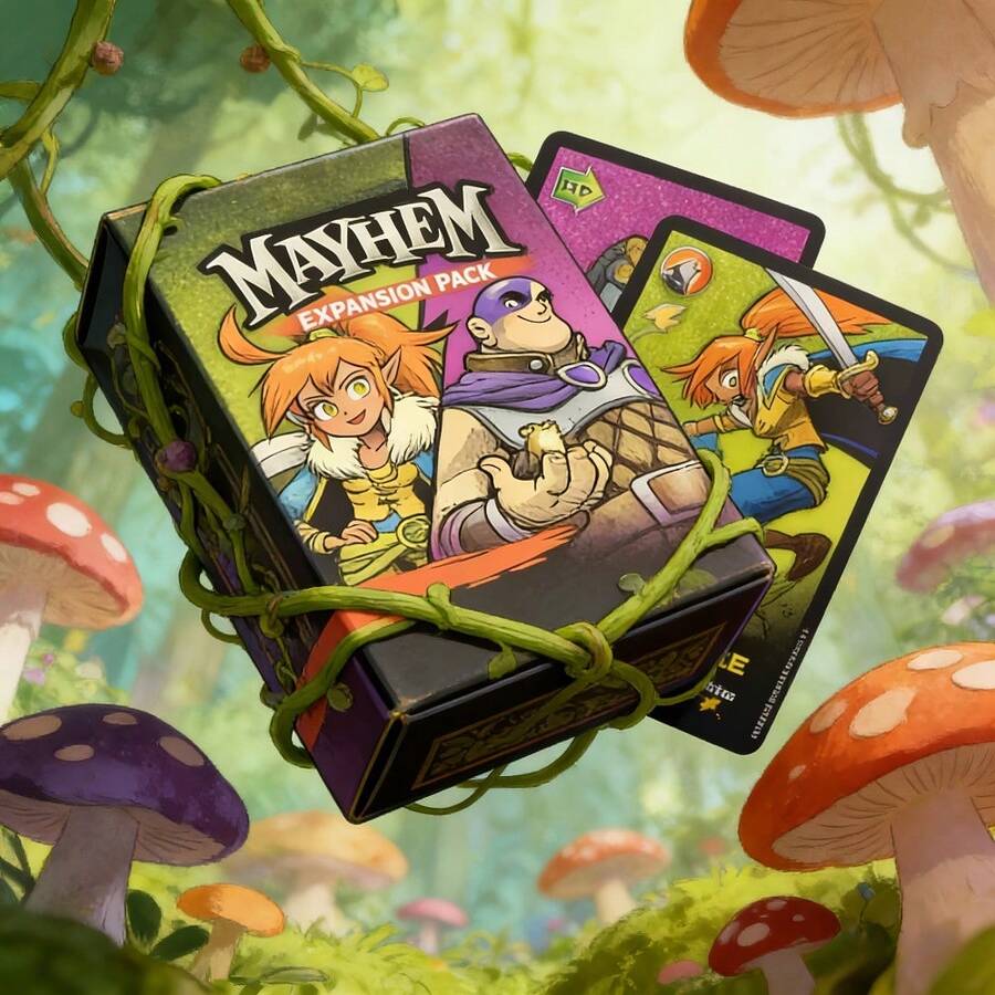 卡牌游戏，桌面角色扮演卡牌游戏，兼容D&D风格冒险——史诗奇幻角色扮演策略棋盘游戏，适合家庭游戏之夜和D&D玩家团体，无需骰子 - 擴充包 - 查看 1