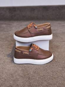 Kids Slip-On Loafers, Sneakers, Skate Shoes, Running Shoes, Casual Outdoor Soft Bottom Non-Slip - Brown - View 15