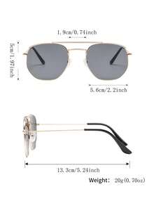 一副男士金属框圆形度假风优雅休闲时尚眼镜，适合骑行、驾驶、海岛度假、海滩、日光浴等场合。 - 彩色 - 查看 11