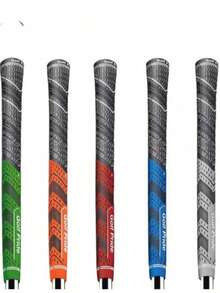 6pcs Durable Golf Club Grips, Featuring Anti-Slip Technology, Suitable For All Weather Conditions